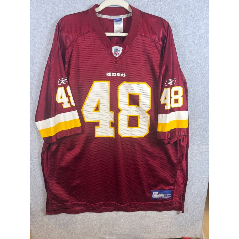 Reebok NFL Washington Redskins Fred Davis 48 Jersey Mens 2XL Burgundy Mesh